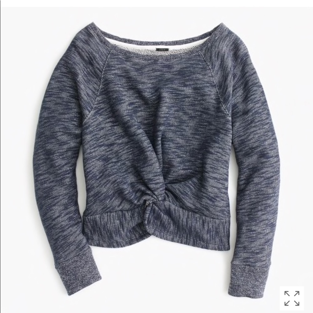 J. Crew Twist-front sweatshirt